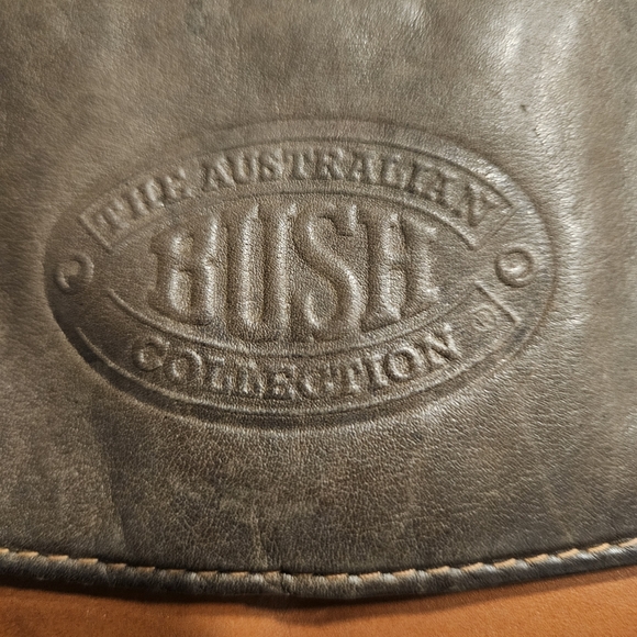 BUSH The Australian Collection Brown And Tan Kangaroo Leather Crossover Boho Bag - Picture 14 of 15